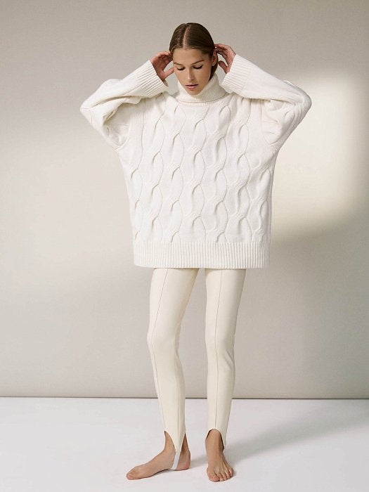 Vanda – Locker Gestrickter Pullover In Weiß