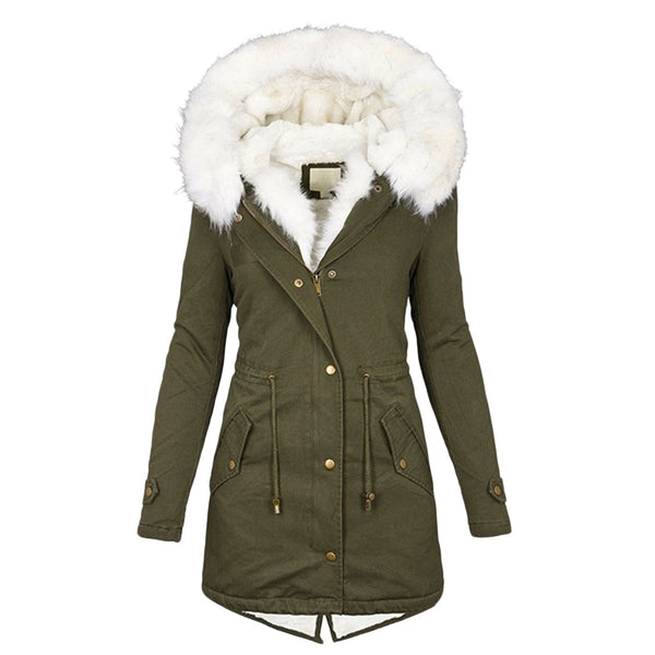 Giselle - Winterliche Kapuzenjacke aus Fleece