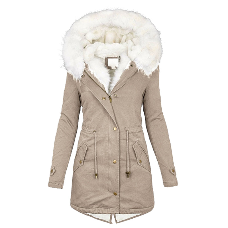 Giselle - Winterliche Kapuzenjacke aus Fleece