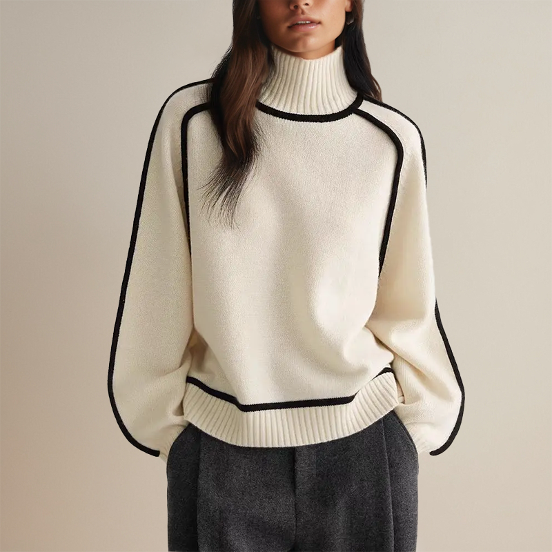 Dora – Gemütlicher Rollkragenpullover für Damen