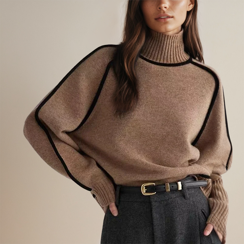 Dora – Gemütlicher Rollkragenpullover für Damen