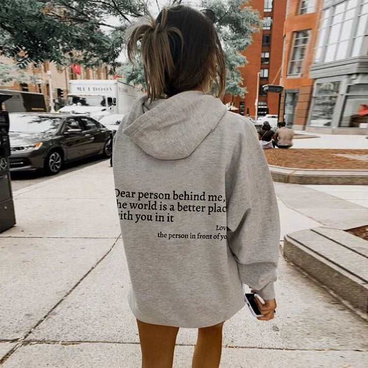 Patricia - Liebe Person hinter mir Unisex Hoodie