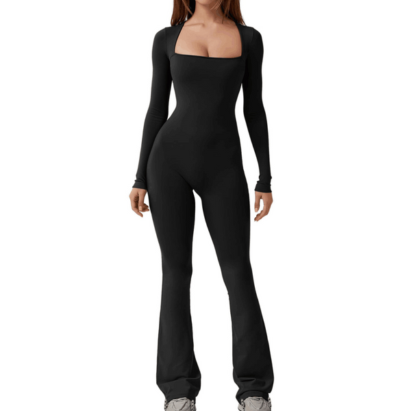 Naria | Figurbetonter Flare-Jumpsuit für Damen