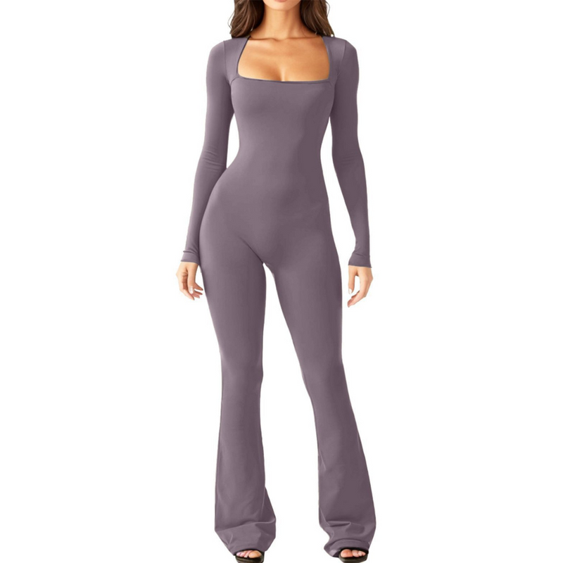 Naria | Figurbetonter Flare-Jumpsuit für Damen