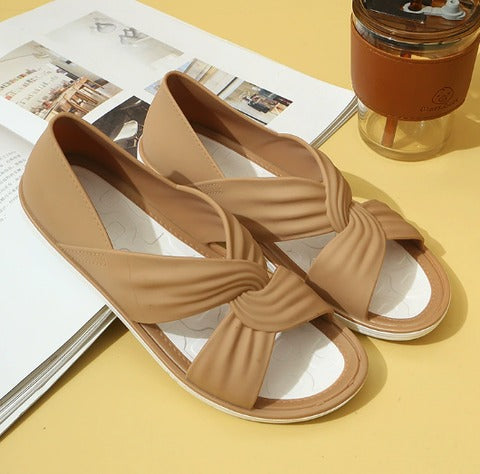 Suzanne- Comfortabele orthopedische sandalen met strikdesign