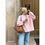 Pecka - Gemütlicher Pink Komfortpullover