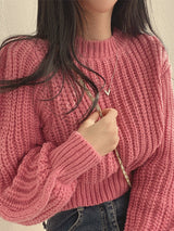 Dalia - Klassischer Strickpullover für Jeden Tag