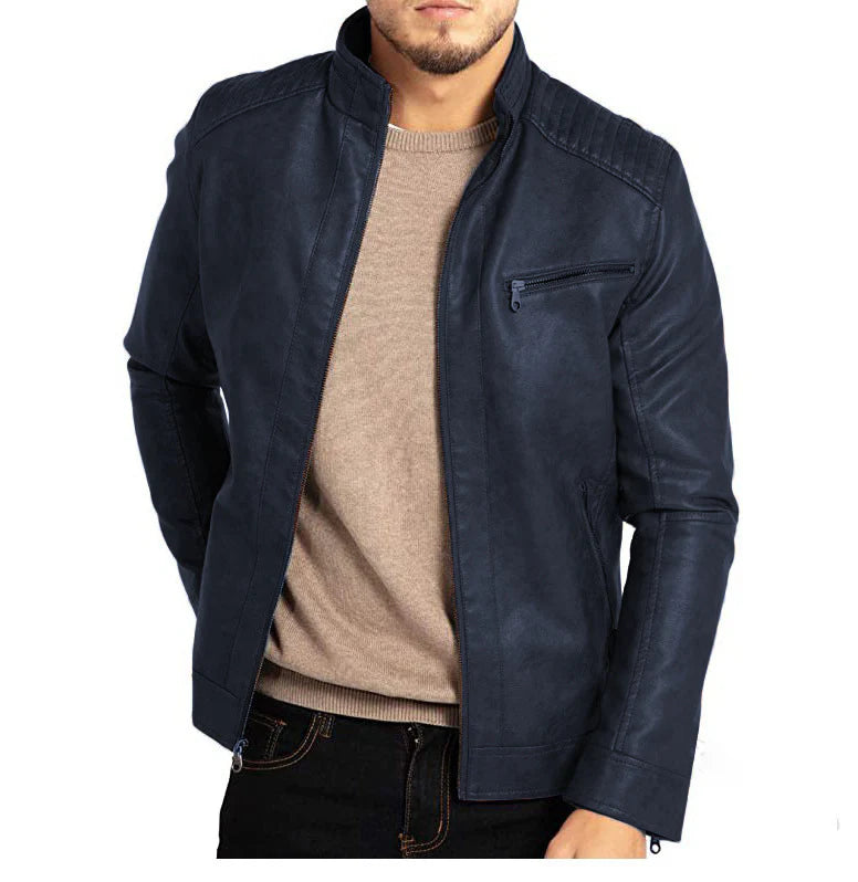 Bertram - Winddichte Lederjacke für Herren