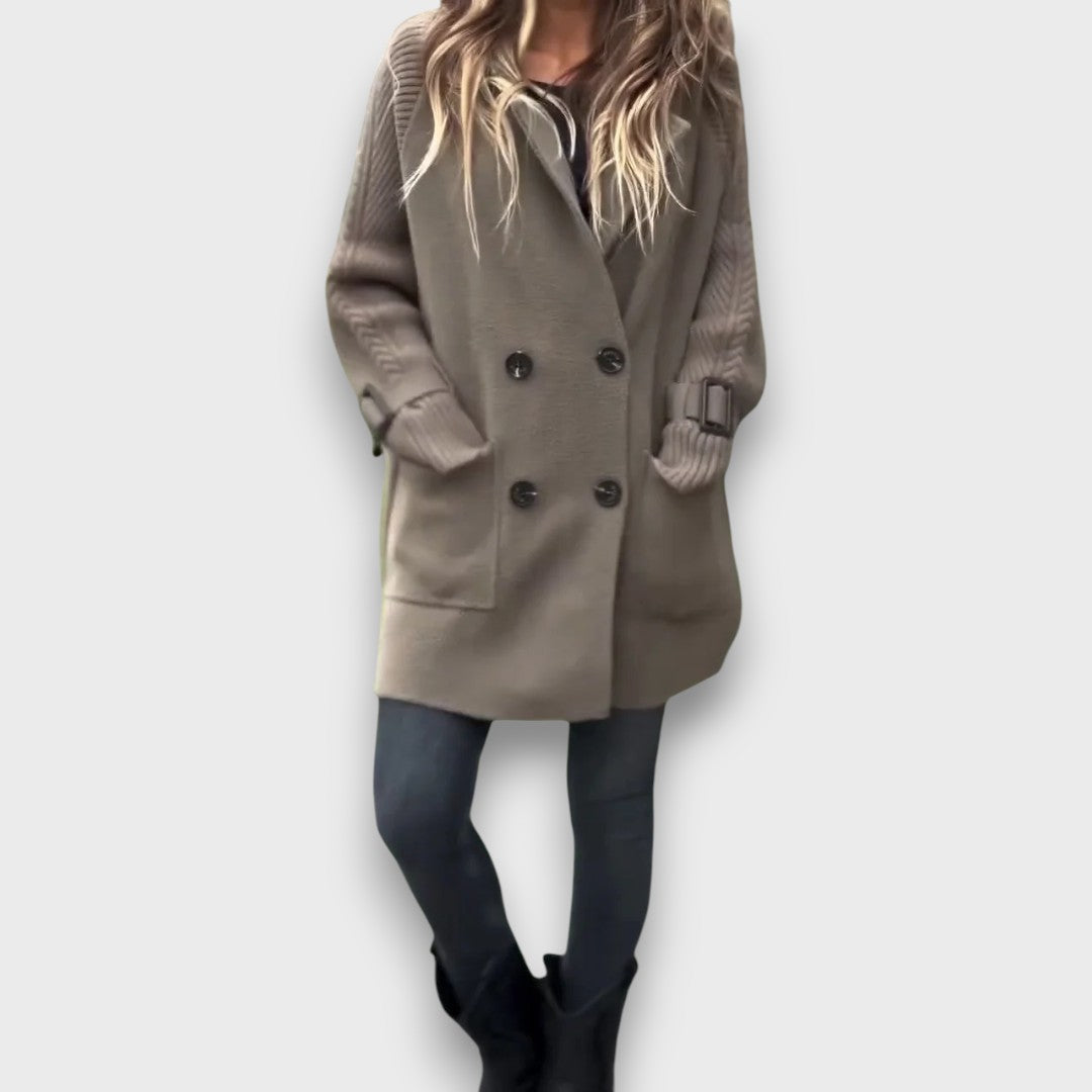 Ute – Eleganter Cardigan-Mantel Für Damen