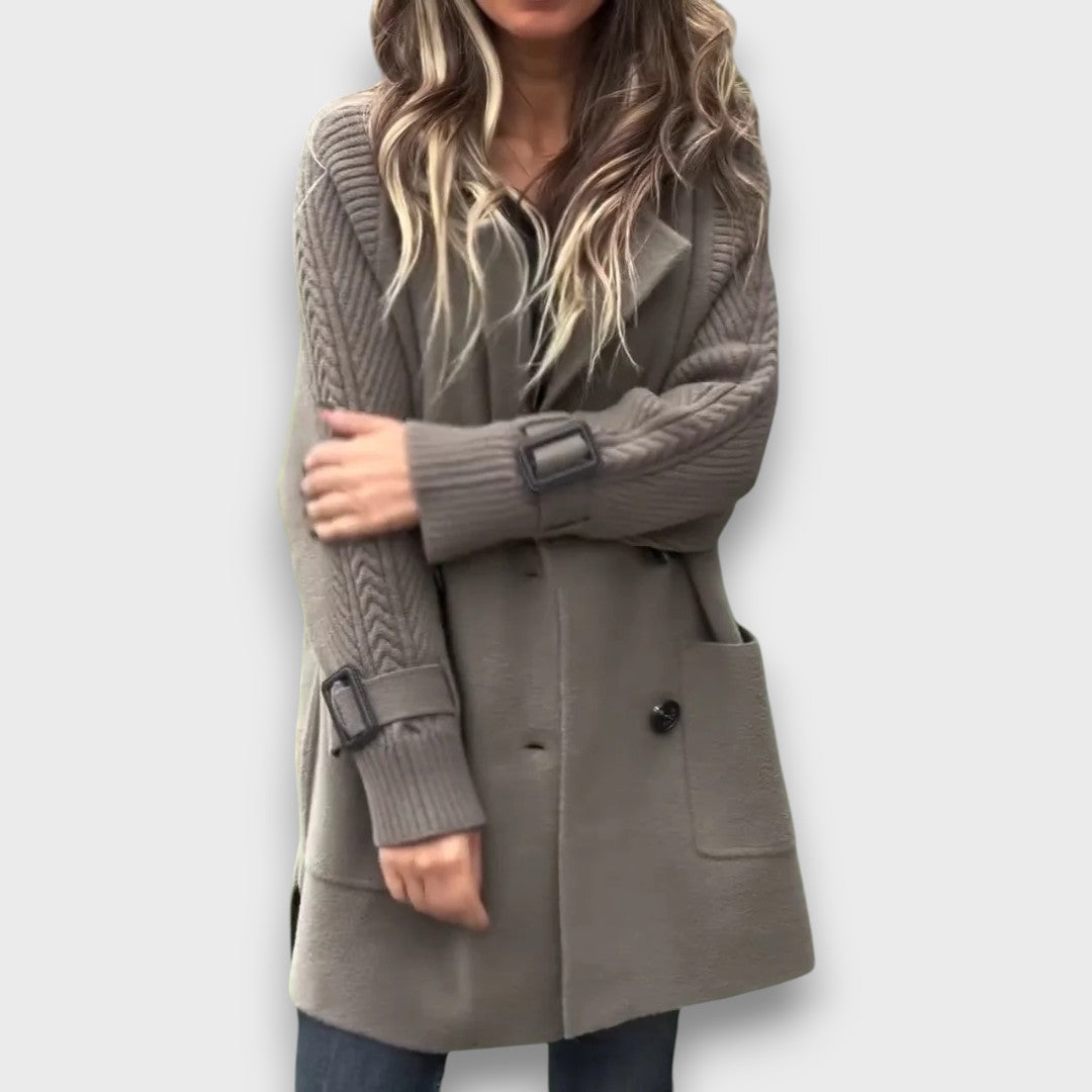 Ute – Eleganter Cardigan-Mantel Für Damen