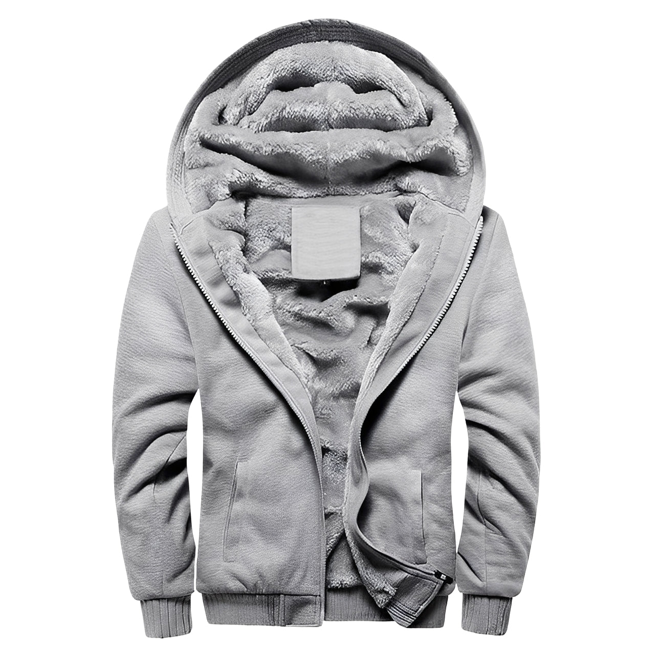 Enrikus - Herren Fleecejacke Mit Kapuze Warm