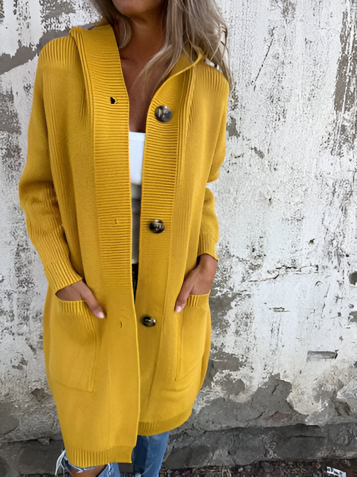 Blossom -  Frühling/Herbst Kapuzen-Strickjacke