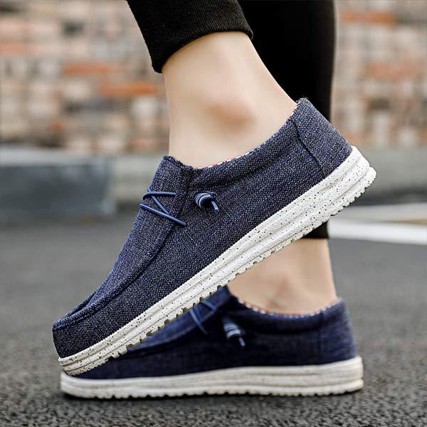 Georg – Freizeitschuhe Herren Denim Look Leicht Bequem