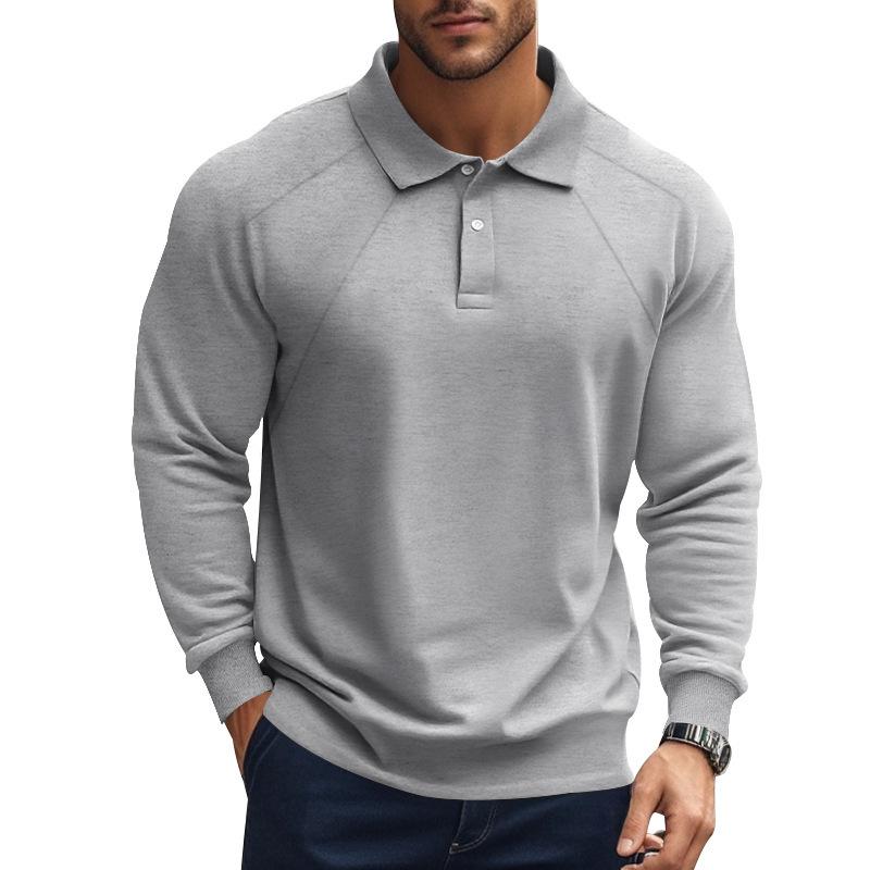 Robin – Poloshirt Herren Langarm Raglan Ärmel Lässig