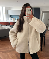 TESSA - Warme Teddy-Jacke