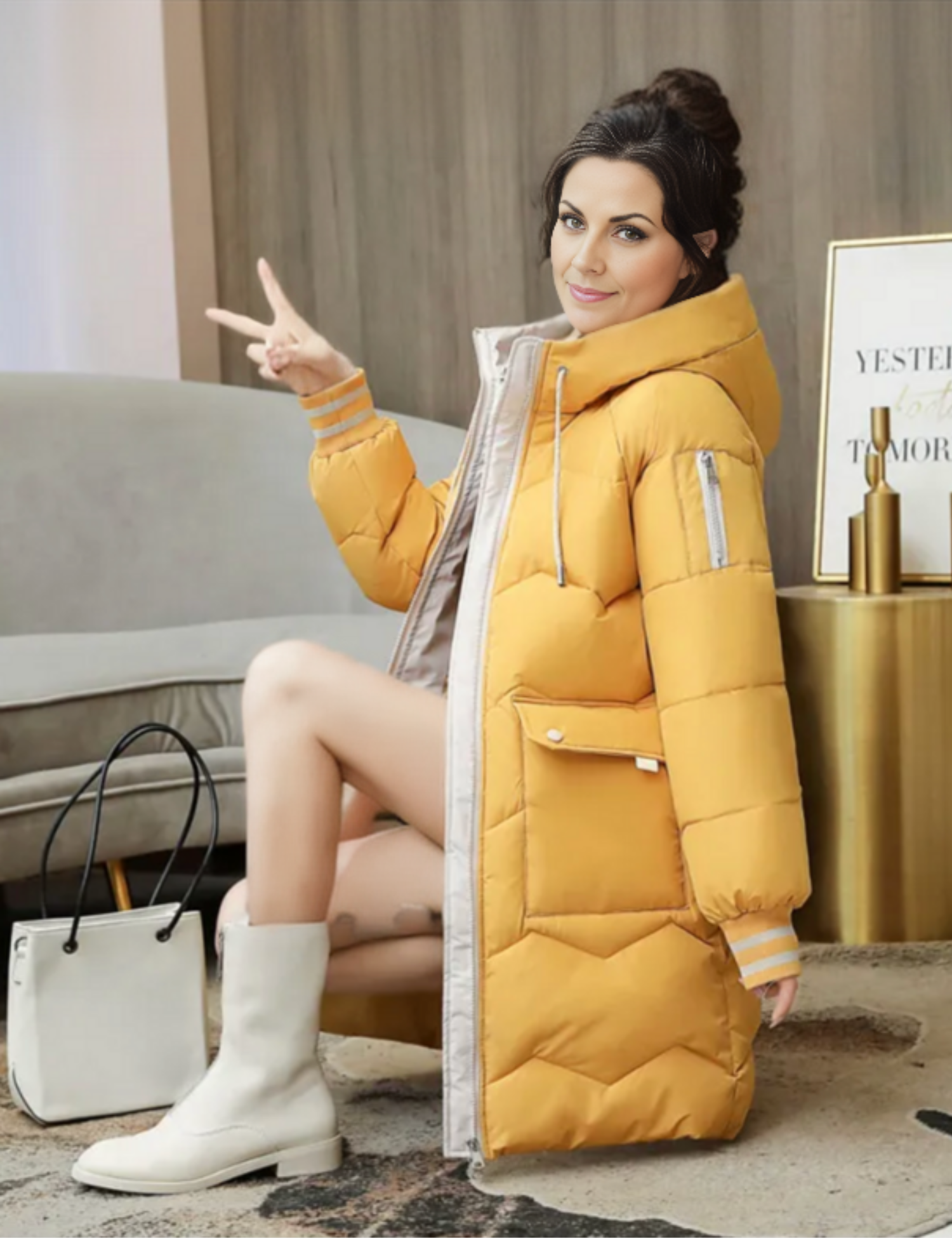 Clara - Gemütlicher Damen Winterparka mit Kapuze