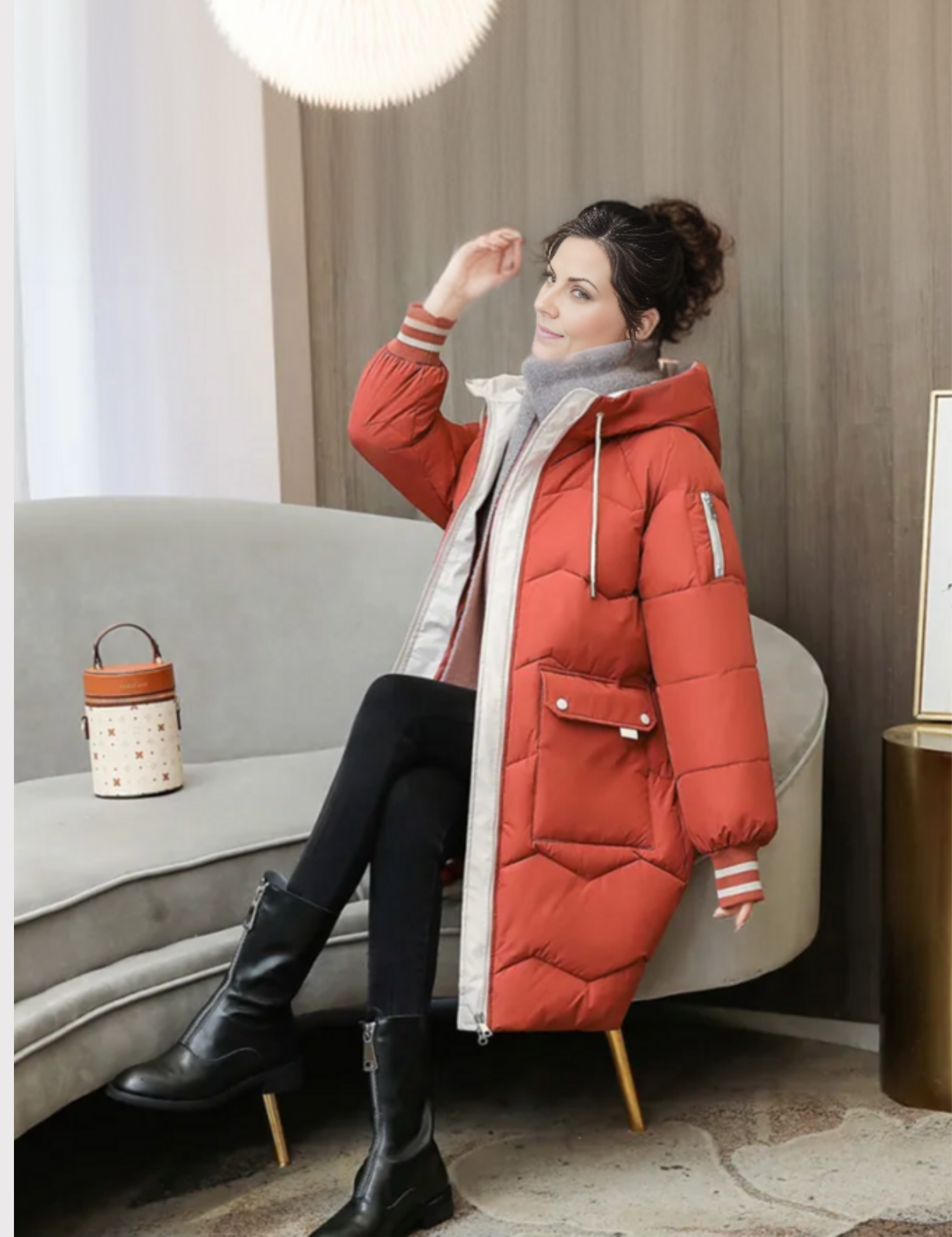 Clara - Gemütlicher Damen Winterparka mit Kapuze