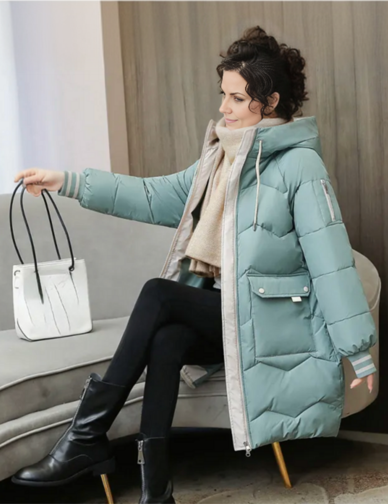 Clara - Gemütlicher Damen Winterparka mit Kapuze