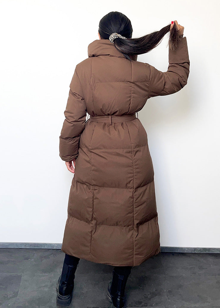 Rosa - Kuschelige Lange Winterjacke für Frauen