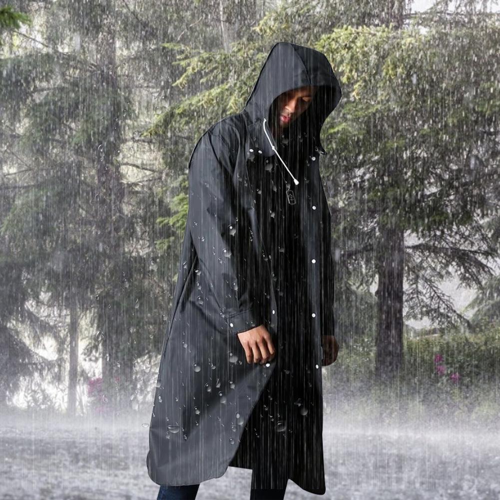 Cyra - Unisex Lang Regenmantel Wasserdicht Outdoor