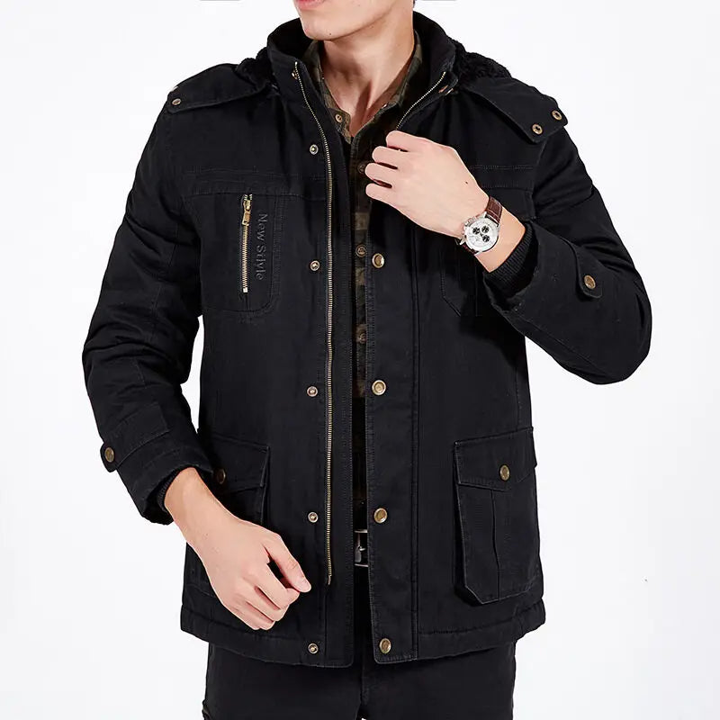 Gottlieb - Elegante Herren Wattierte Bomberjacke Modern