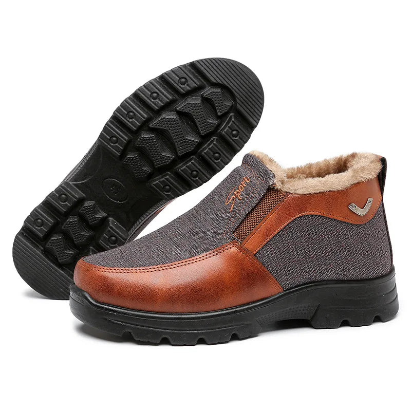 Brunold - Warme Herren Winterschuhe mit Fleecefutter
