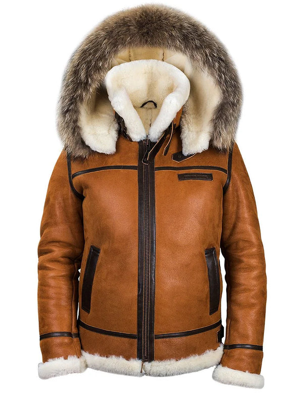 EMIL - ELEGANTE LEDER WINTERJACKE