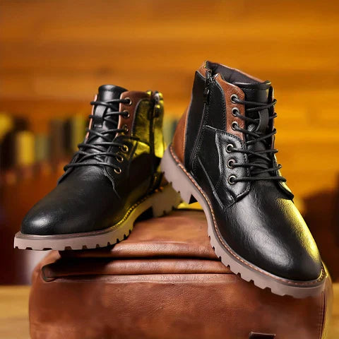 Charles - Schnürstiefel aus premium Leder