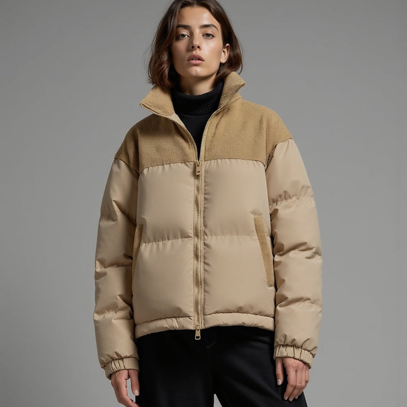 Elli - Cord-Pufferjacke