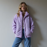 Jasmin - Velours-Pufferjacke