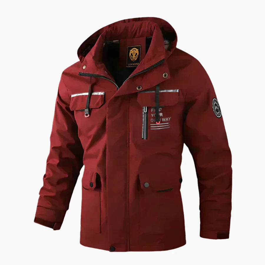Casiano - Herren Winterjacke Wasserdicht Mit Kapuze
