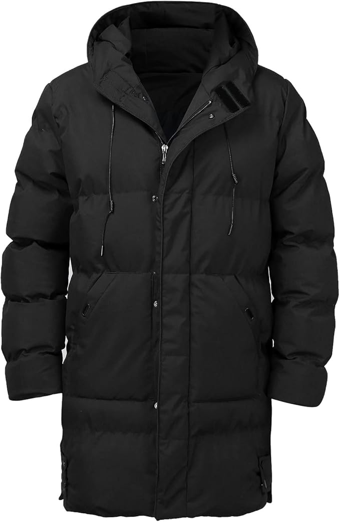 Burghard - Warme Herren Parka Jacke mit Kapuze