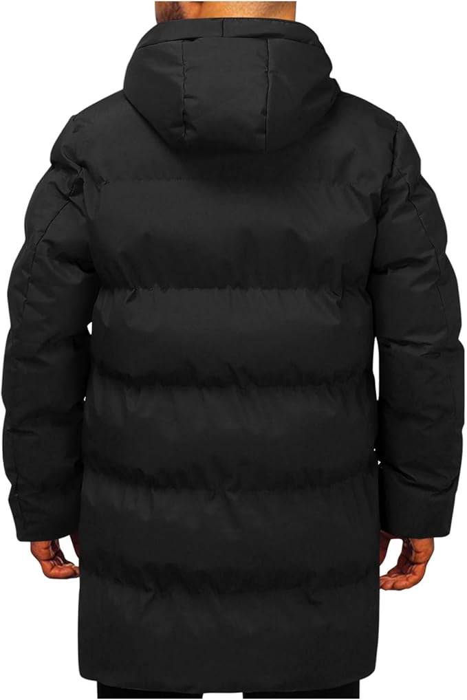 Burghard - Warme Herren Parka Jacke mit Kapuze
