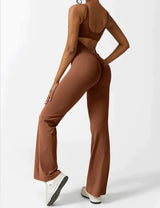 Petra - Eleganter V-Ausschnitt Jumpsuit für Damen