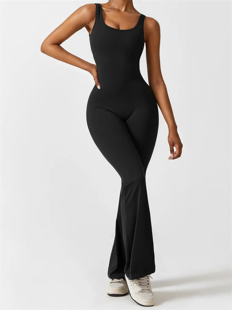 Petra - Eleganter V-Ausschnitt Jumpsuit für Damen