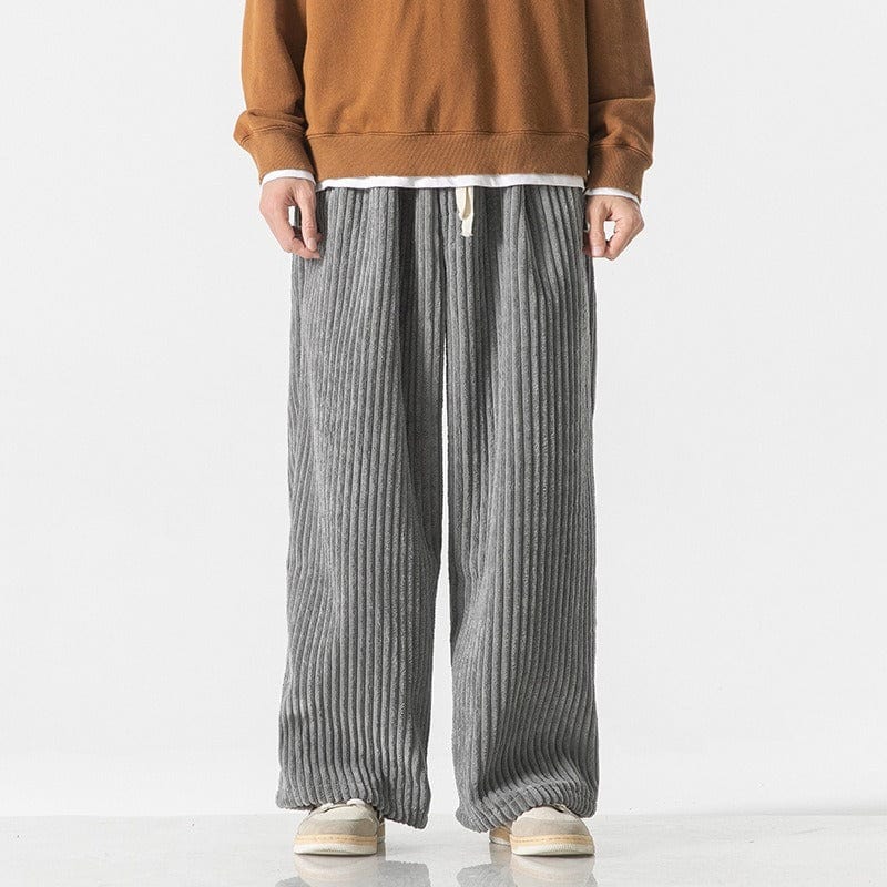 Lennart - Lässige Cordhose Herren Oversized Baumwollmix