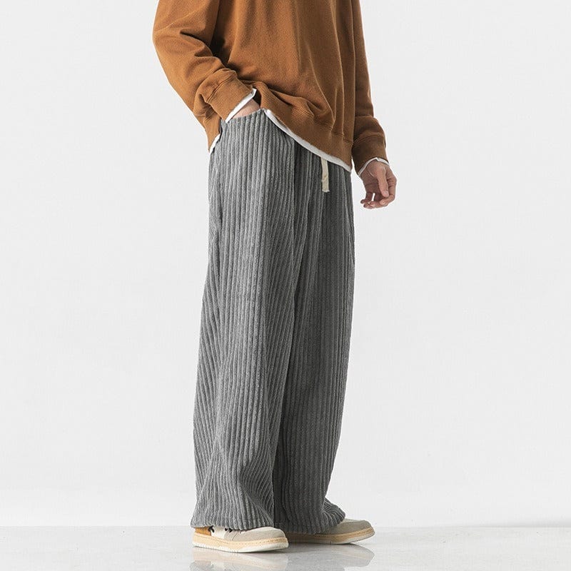 Lennart - Lässige Cordhose Herren Oversized Baumwollmix