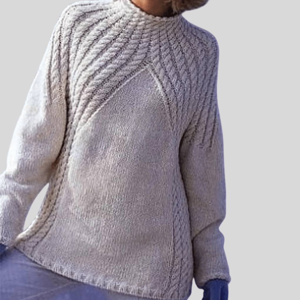 Maren - Eleganter Damenpullover Weich Polyester Winter