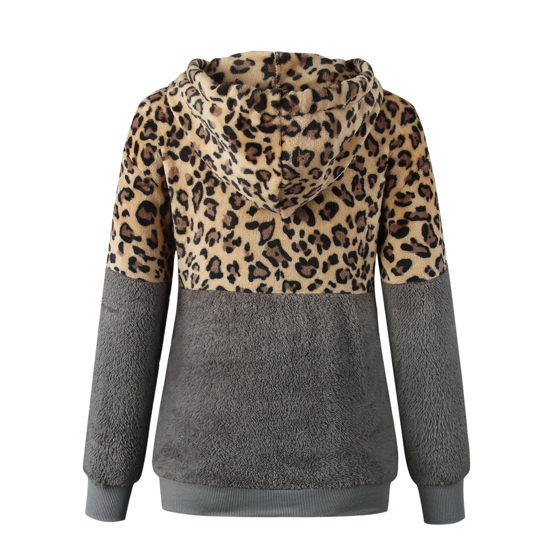 Sarah – Warmer Hoodie Mit Leoparden-Muster