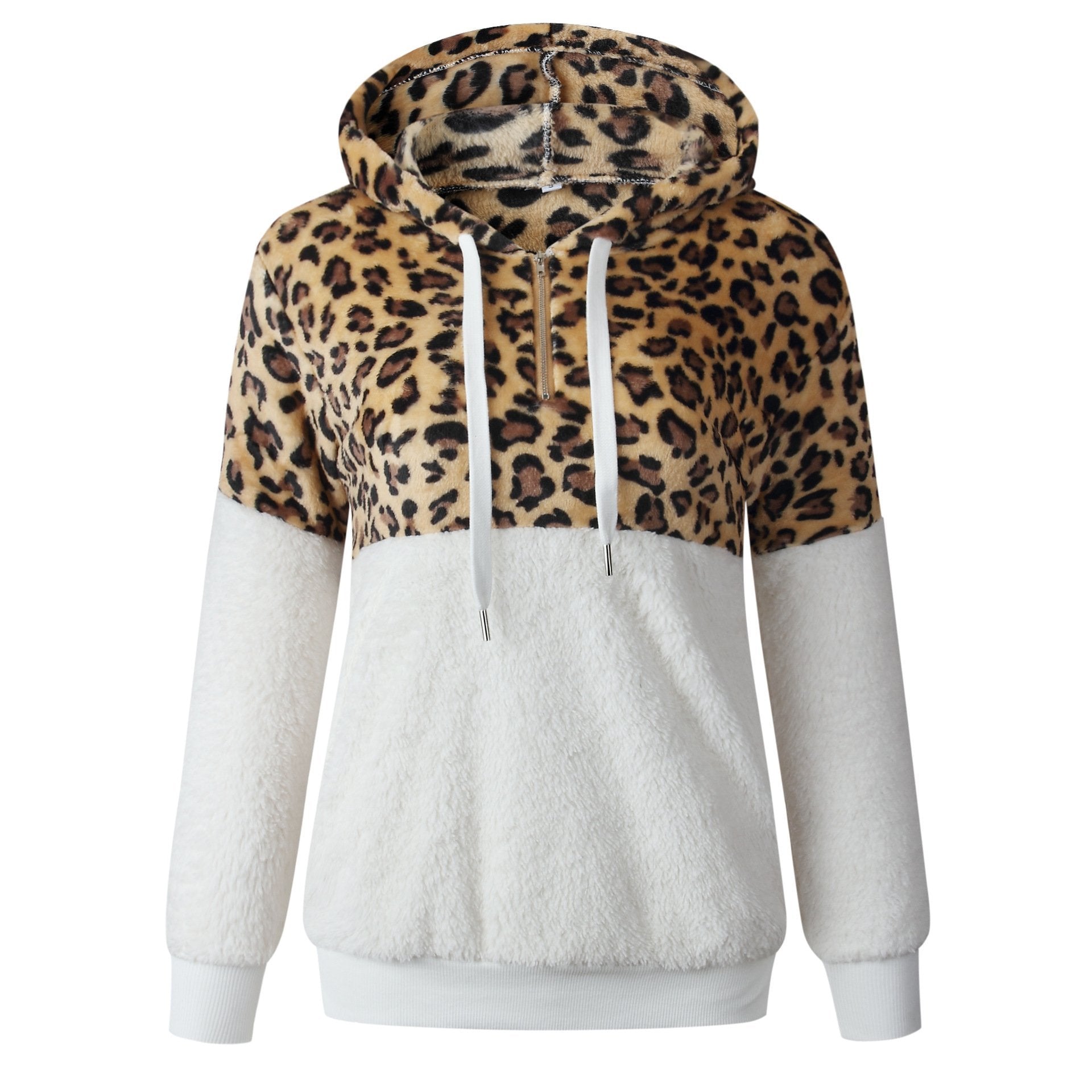 Sarah – Warmer Hoodie Mit Leoparden-Muster