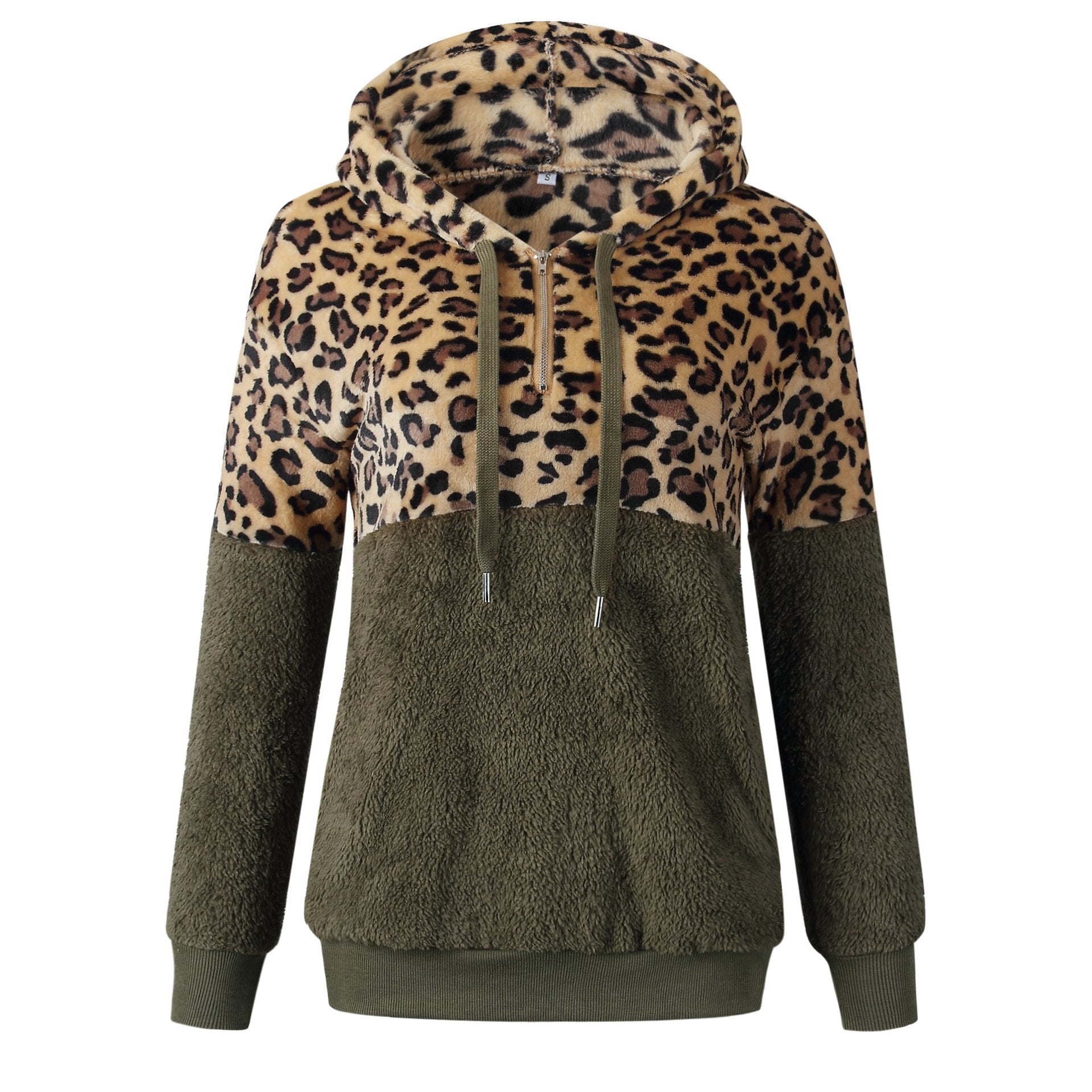 Sarah – Warmer Hoodie Mit Leoparden-Muster
