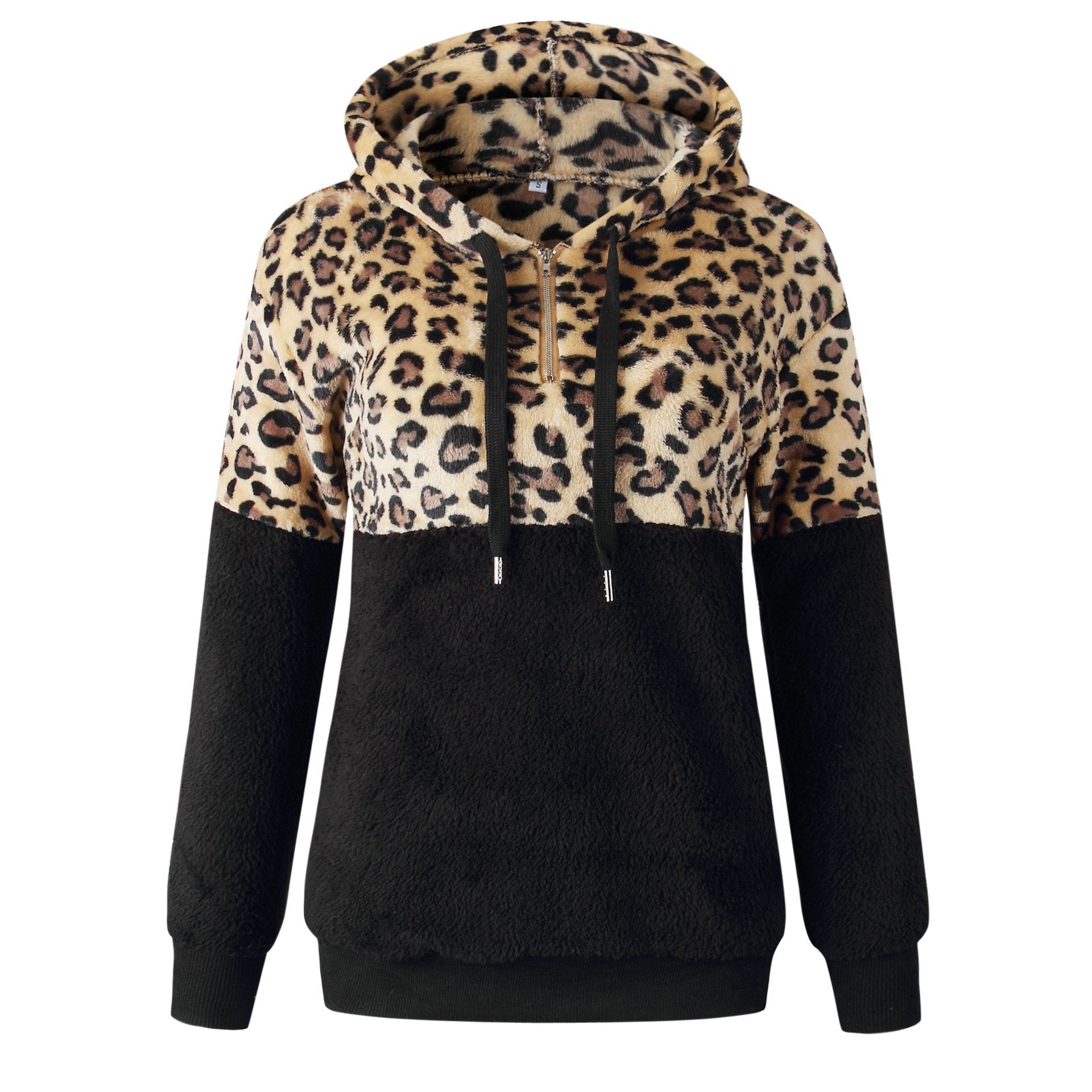 Sarah – Warmer Hoodie Mit Leoparden-Muster