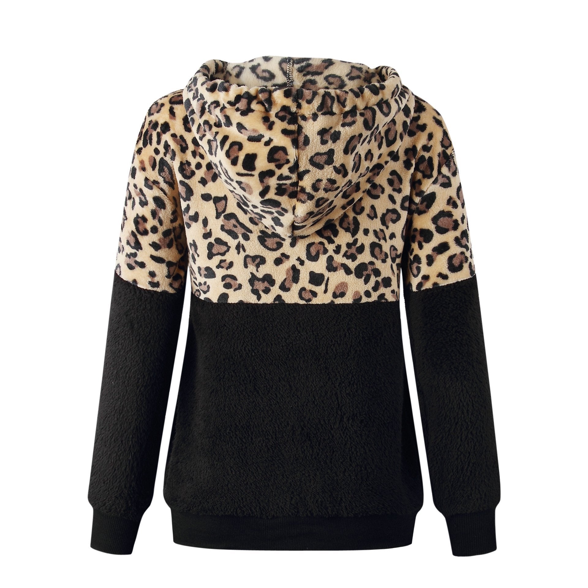 Sarah – Warmer Hoodie Mit Leoparden-Muster