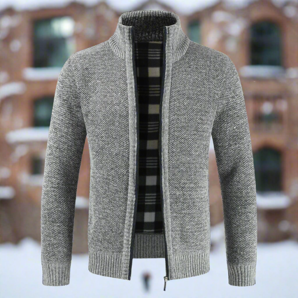 Wilfried - Strickpullover aus Fleece für Alltag &amp; Komfort