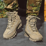 Ivan - Wasserdichte Outdoor-Stiefel mit Durchstichschutz für Männer - Kampfstiefel Armee-Stiefel