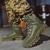 Ivan - Wasserdichte Outdoor-Stiefel mit Durchstichschutz für Männer - Kampfstiefel Armee-Stiefel