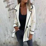 Briana - Chic entspannter Blazer mit Aufschlägen für Damen