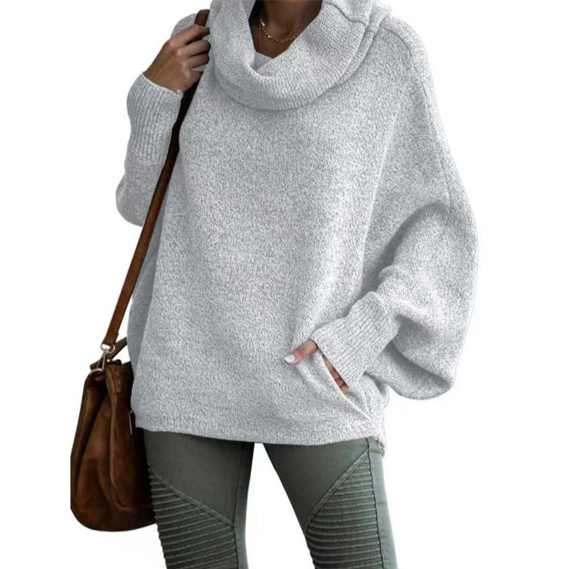 Anika - Übergroßer Rollkragenpullover