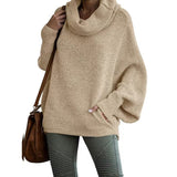 Anika - Übergroßer Rollkragenpullover