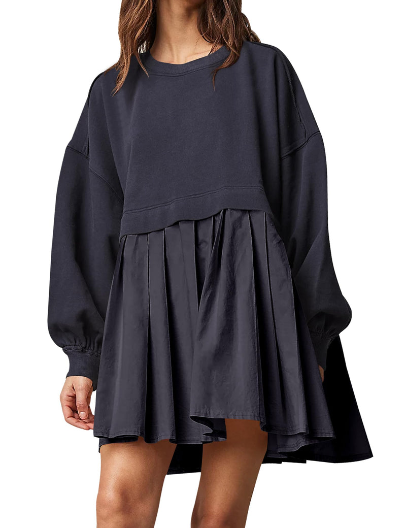 Aryel - Bequemes Oversized Sweatshirt-Kleid für Damen